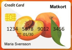 Matkort - kreditkor med rabatt på mat